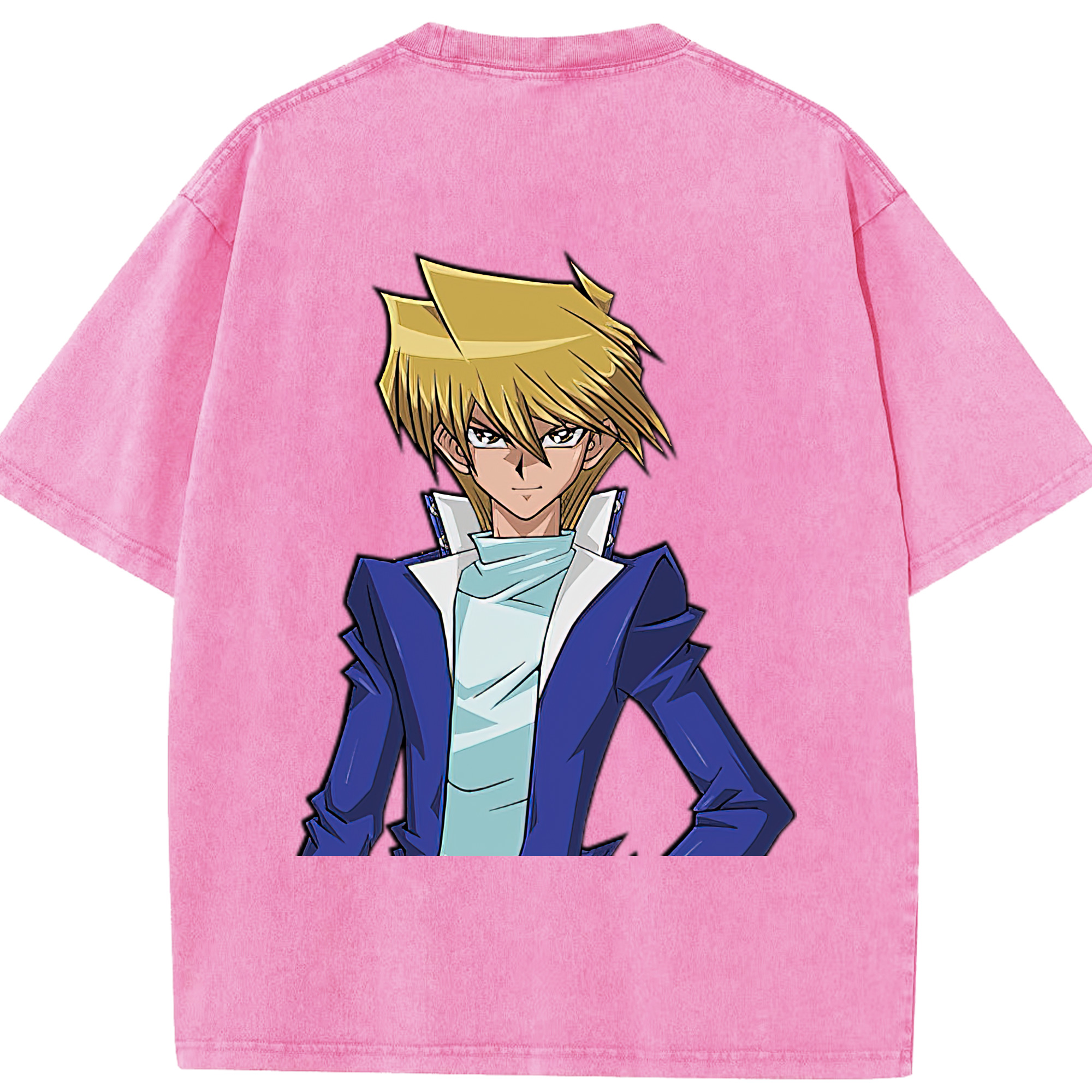 （画像用） 遊☆戯☆王 Yu-Gi-Oh! 綿100% ヴィンテージ風 半袖Tシャツ（背面プリント）